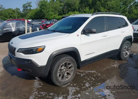2021 Jeep Cherokee Trailhawk из США, поврежденный, VIN 1C4PJMBX4MD124980